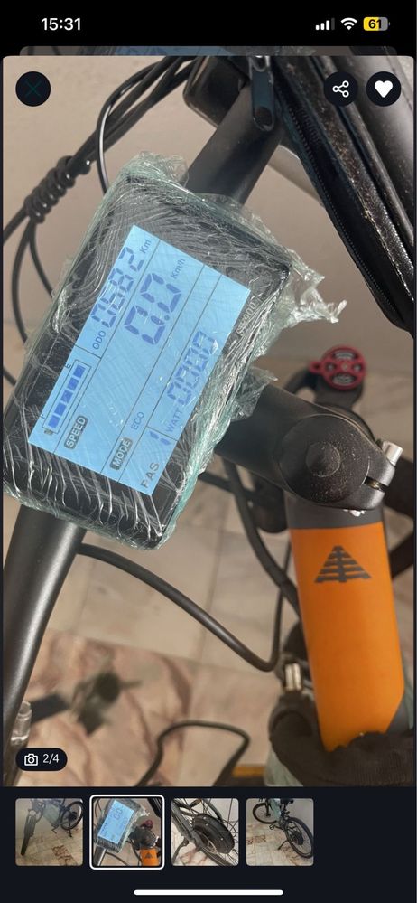 Bicicleta elétrica NOVA com motor extra aro 29
