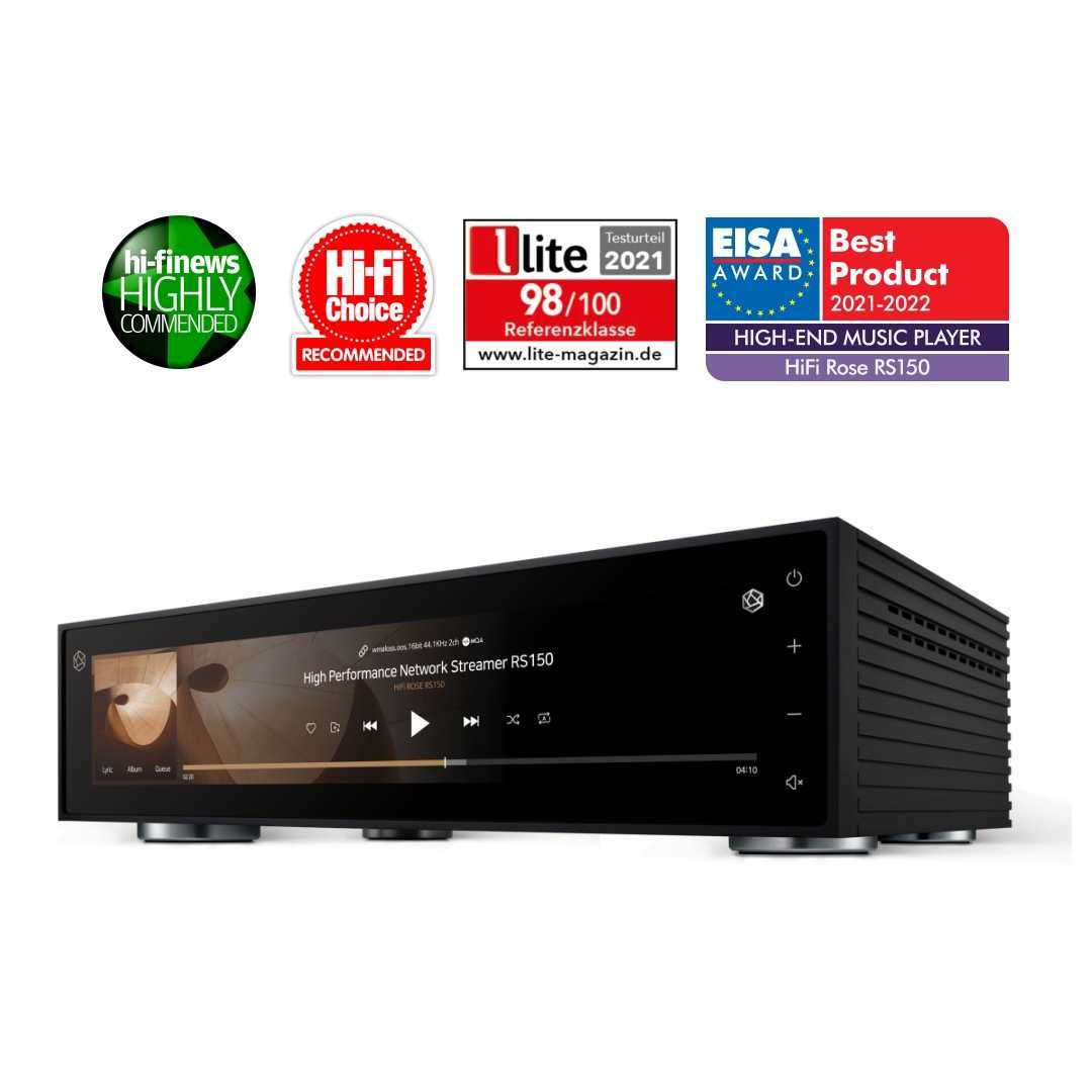 HiFi Rose RA180 RS130 RS150B RS250A RS520 - стримери підсилювачі