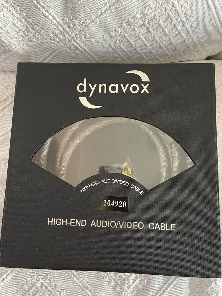Excelentes Cabos de Coluna ( Dynavox )
