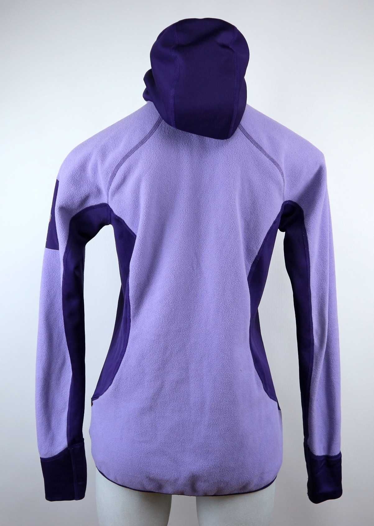 Berghaus outdoorowa hybrydowa kurtka z kapturem z polaru XL