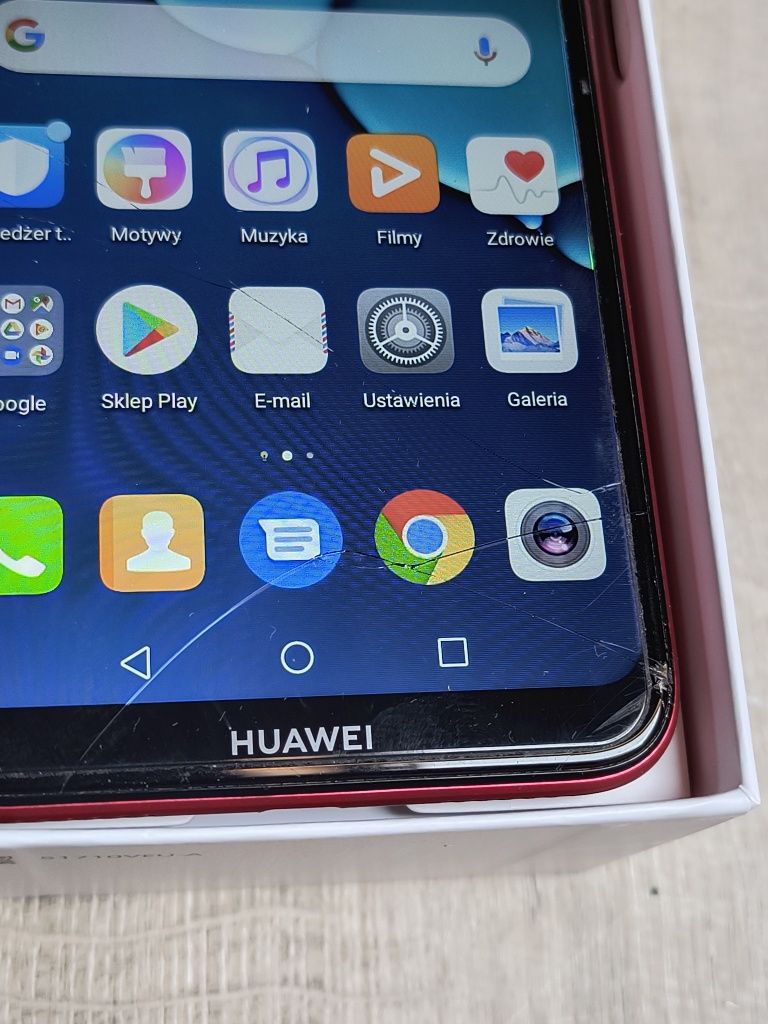 Huawei Y7 czerwony