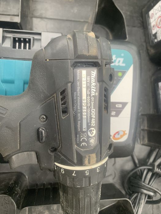 Makita wkrętarka DDF482 18V 2x3Ah
