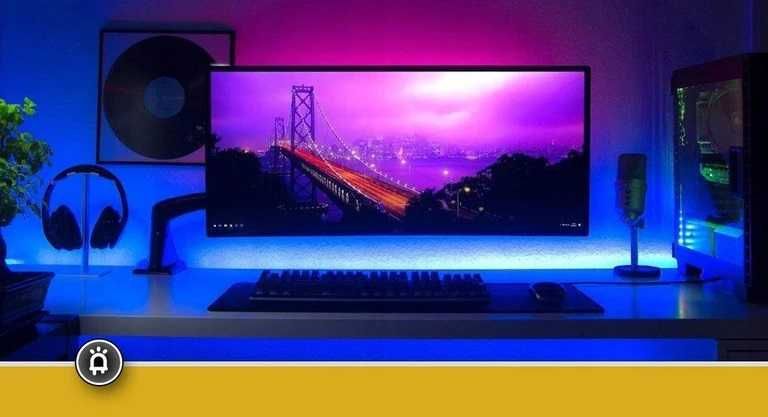 Taśma LED USB 5V podświetlenie mebli TV 1m Blue * Video-Play Wejherowo