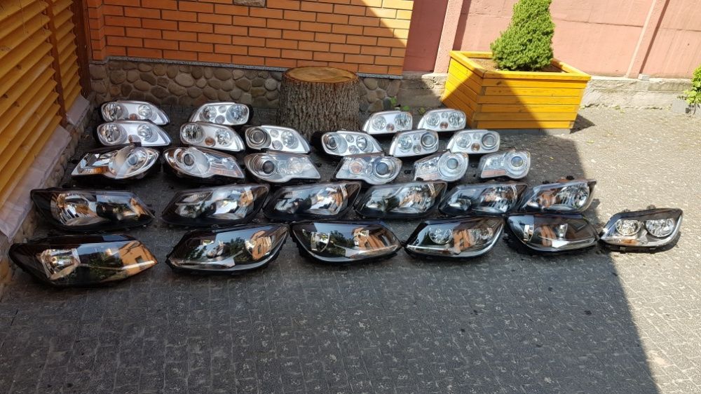 Оригинальные фары на vw caddy тоуран touran