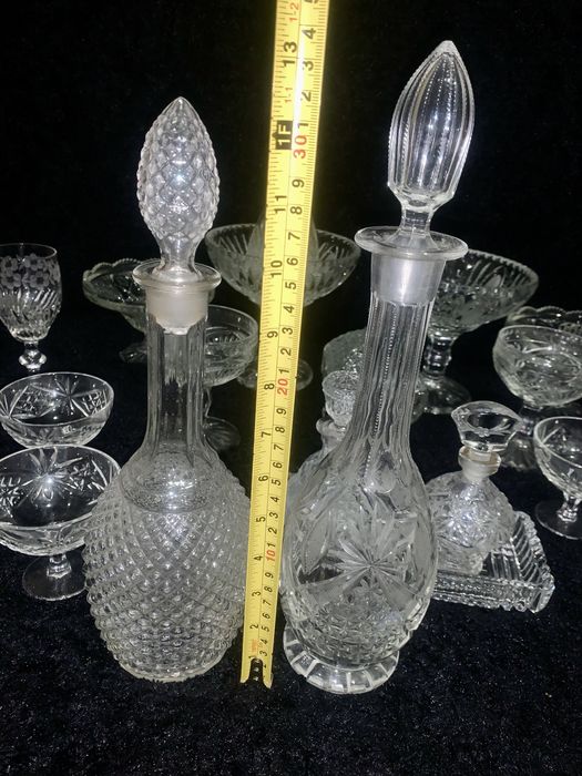 Бокалы графины   стаканы  креманки хрусталь