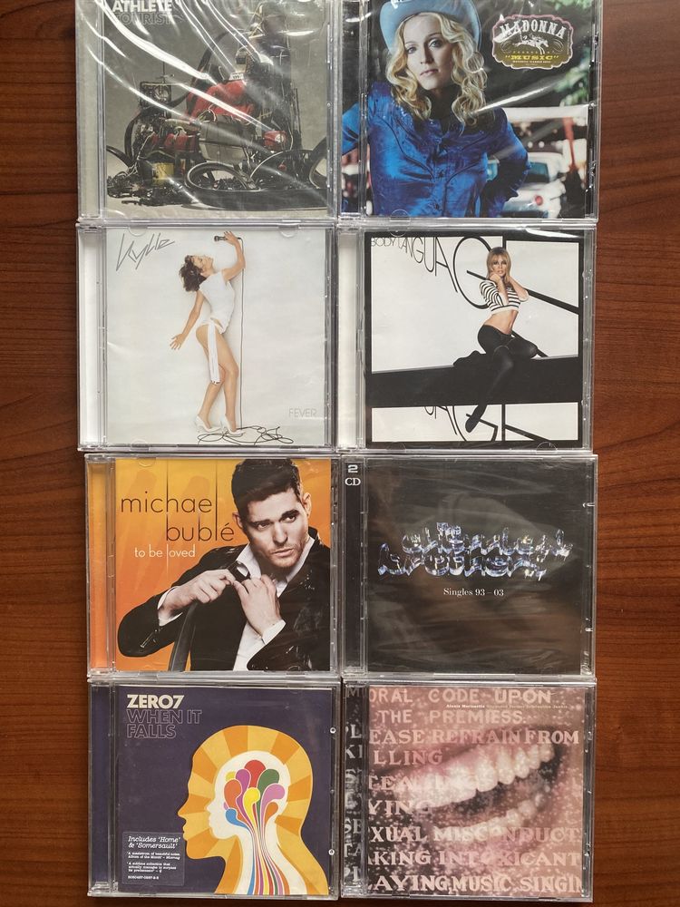 Płyty CD muzyka Madonna Kylie Minogue Athlete Alanis Chemical Brothers