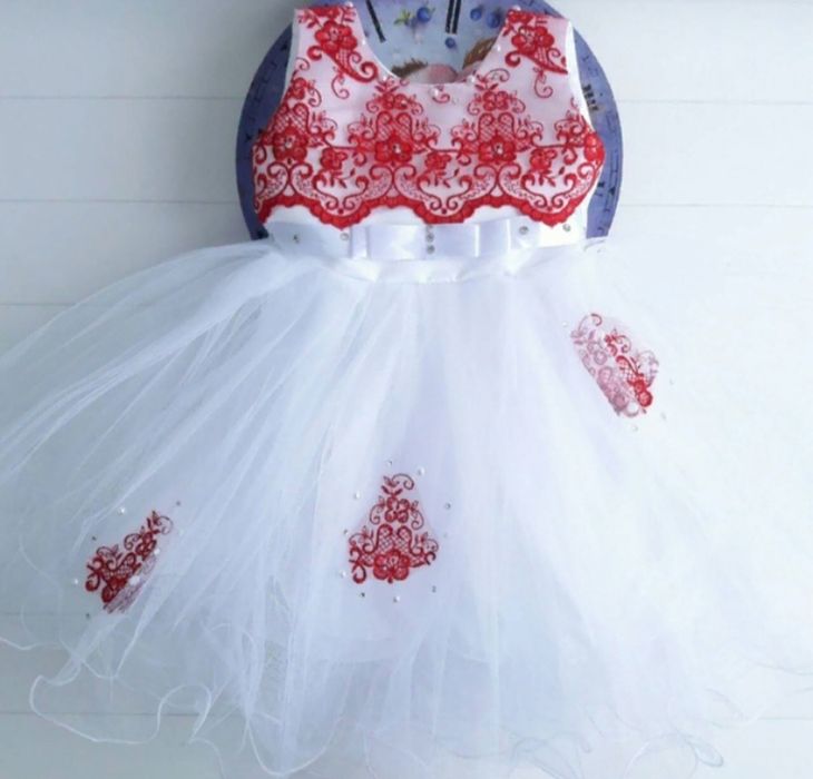 Плаття сніжинки, бальне плаття