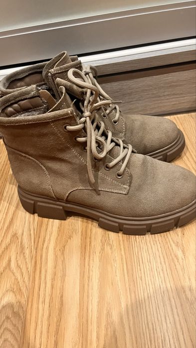 Чобітки зимові замшеві
