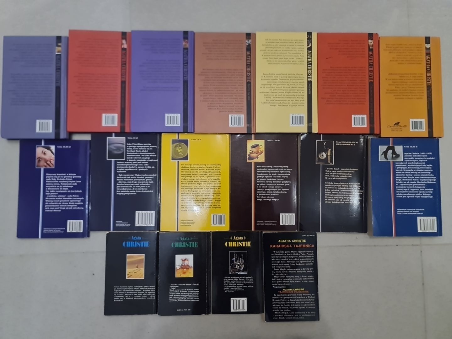 Ksiazki zestaw Agatha Christie Kolekcja Hachette kryminał kryminały