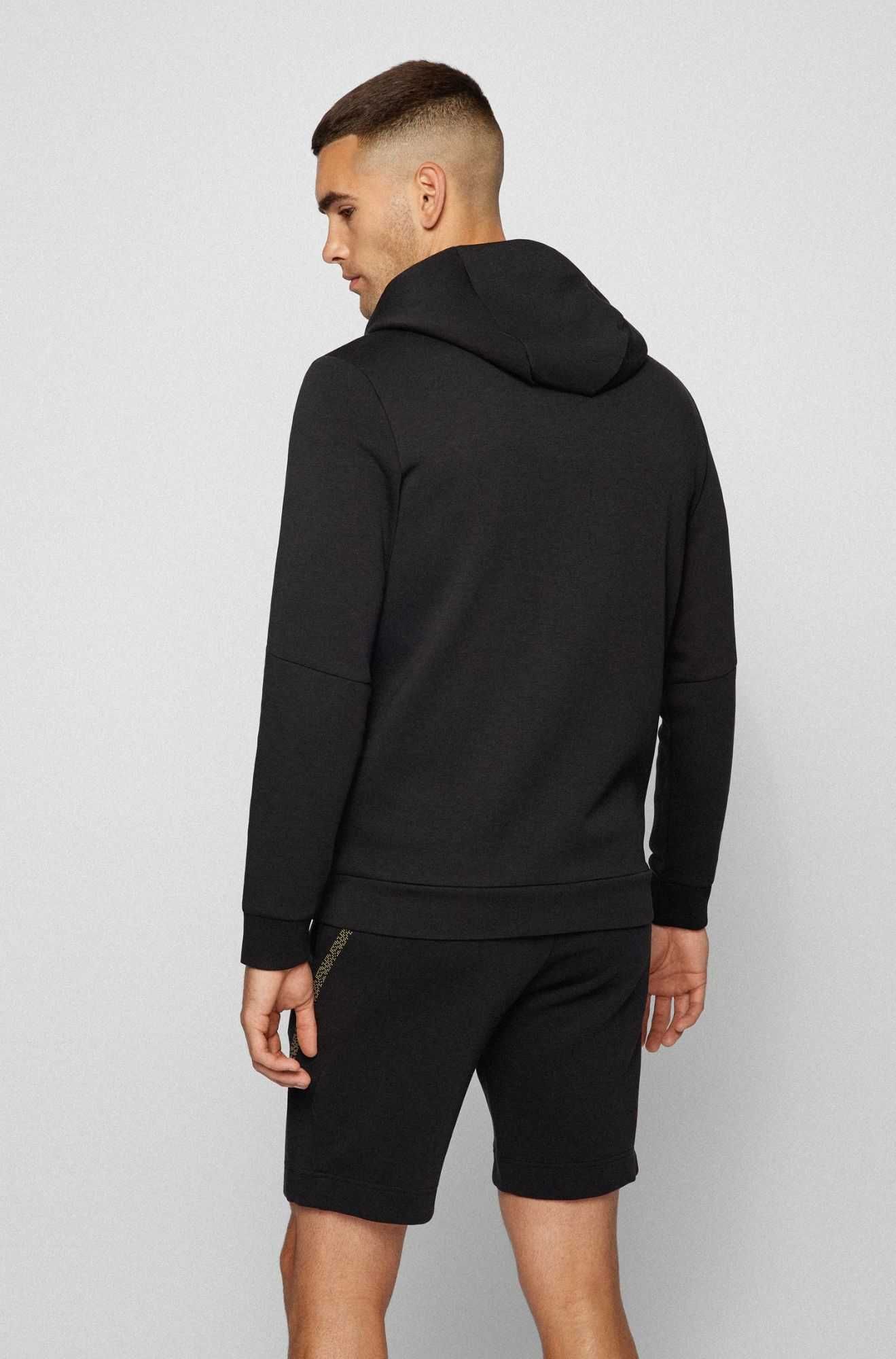 Hugo Boss Bluza  rozpinana z kapturem maly znaczek Boss Outlet Premium