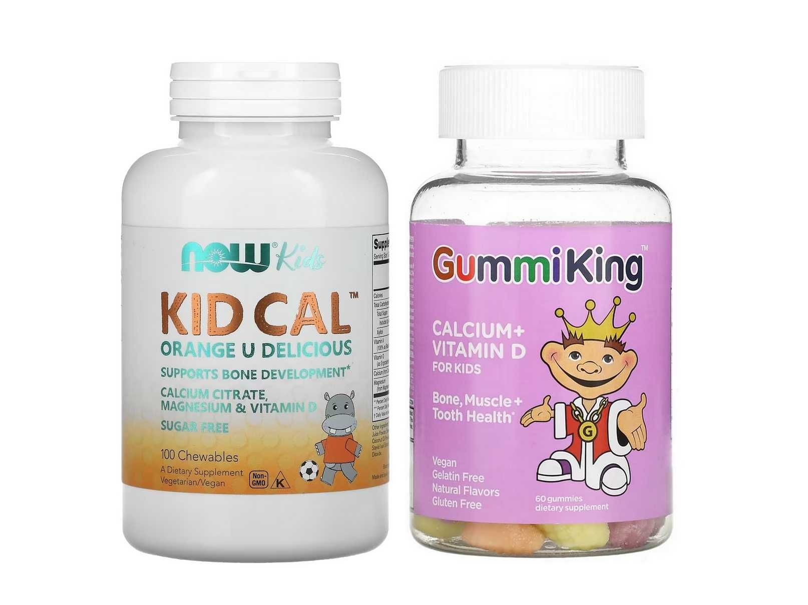 GummiKing, кальцій та вітамін D для дітей, 60 жувальних мармеладок