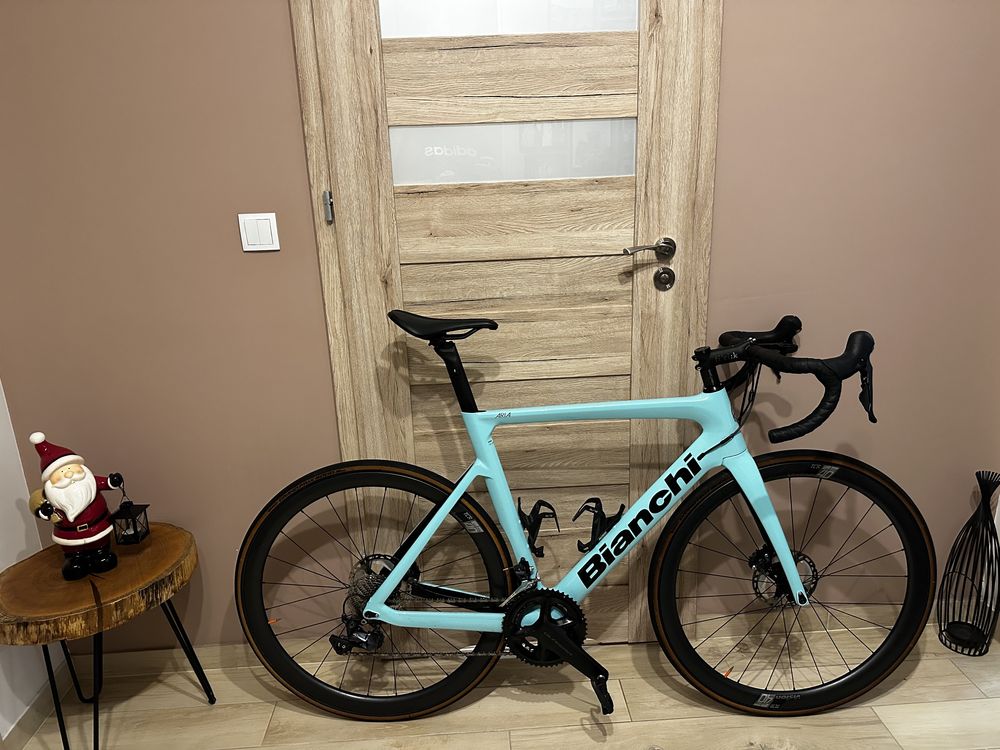 Bianchi Aria Celeste [size 57] koła Vision Ultegra