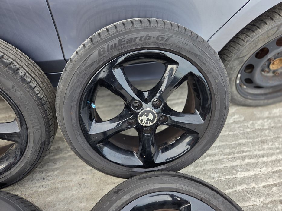 Alufelgi 17" z świeżymi oponami BMW e87 e90 f20 7J ET47 koła 5x120