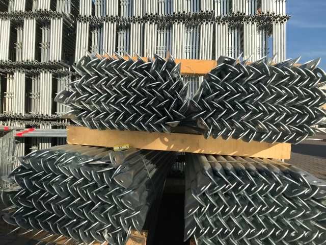 Rusztowanie Pletak 175 m2 rusztowania PLETTAC fasadowe nie UŻYWANE