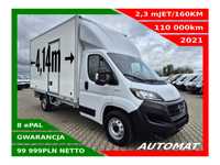 Fiat Ducato Kontener 8 ePAL *99999zł NETTO* 2,3mJET/160KM  Duża Navi, Klimatyzacja, Webasto, Tempomat, Kamera cofania, Asystenci