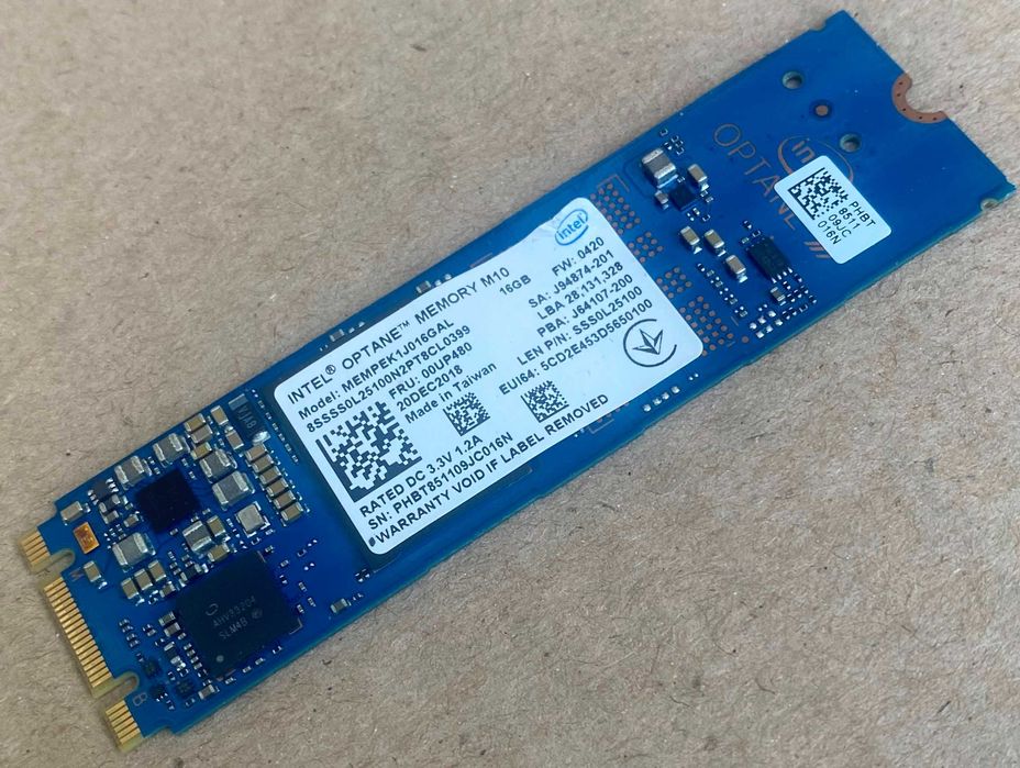 Накопичувач SSD Intel M.2 NVMe 16Gb Optane M10 (MEMPEK1J016GAL)