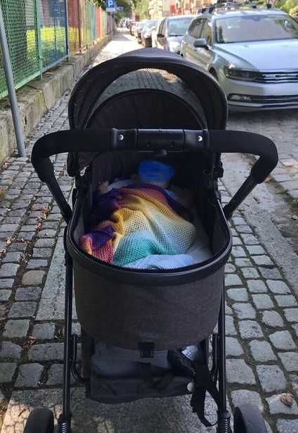 Wózek dziecięcy 3w1 używany z 2023r.