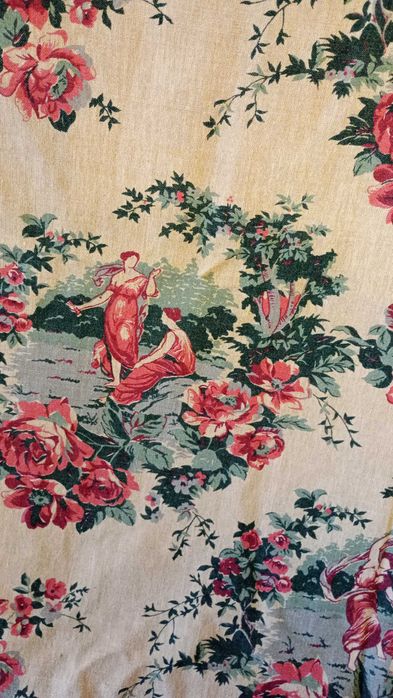 Отрез ткани ЛЕН ,советская.полтора на 2,5 метров.