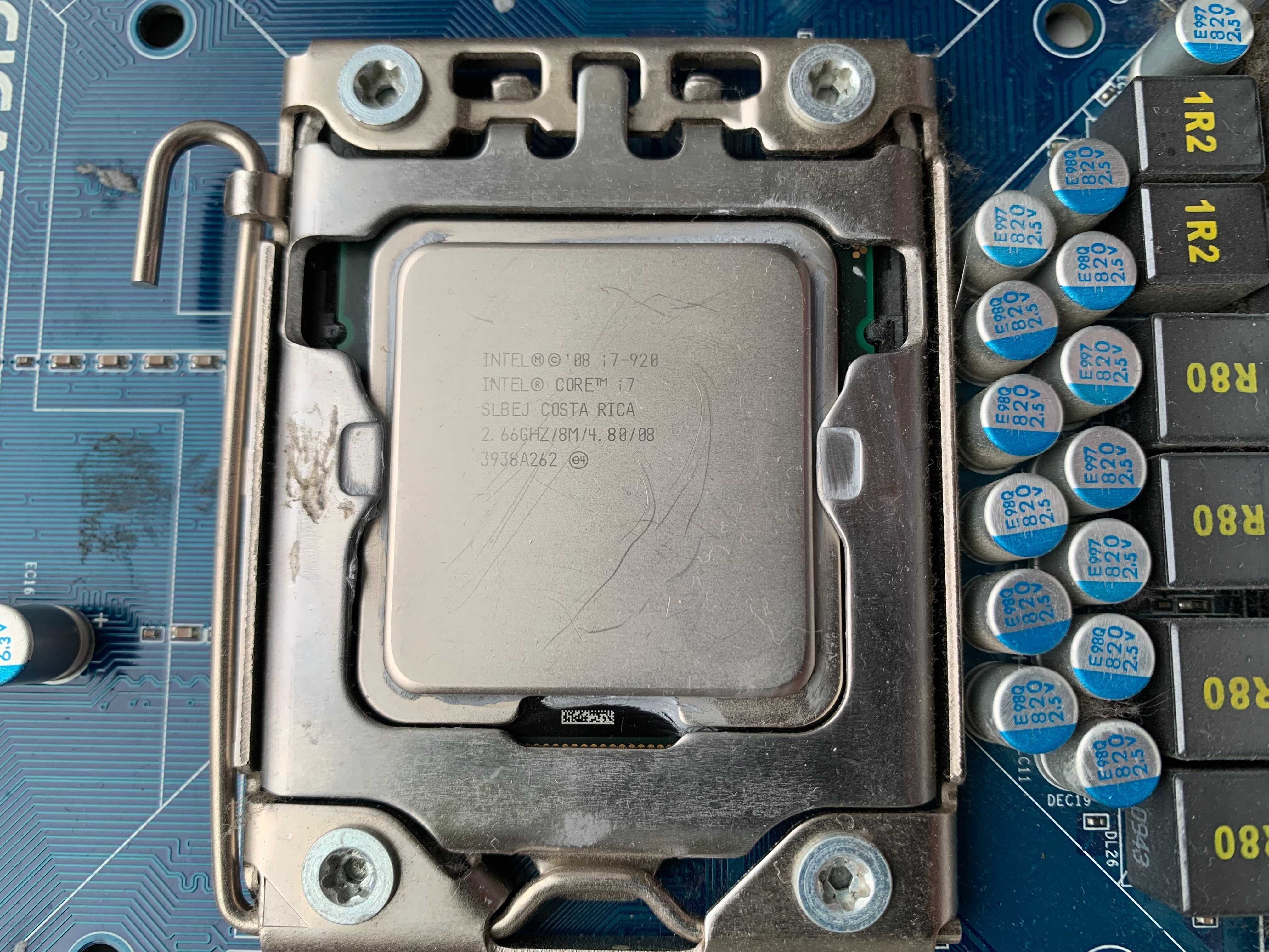 Комплект МП Gigabyte GA-EX58-UD3R CPU I7-920