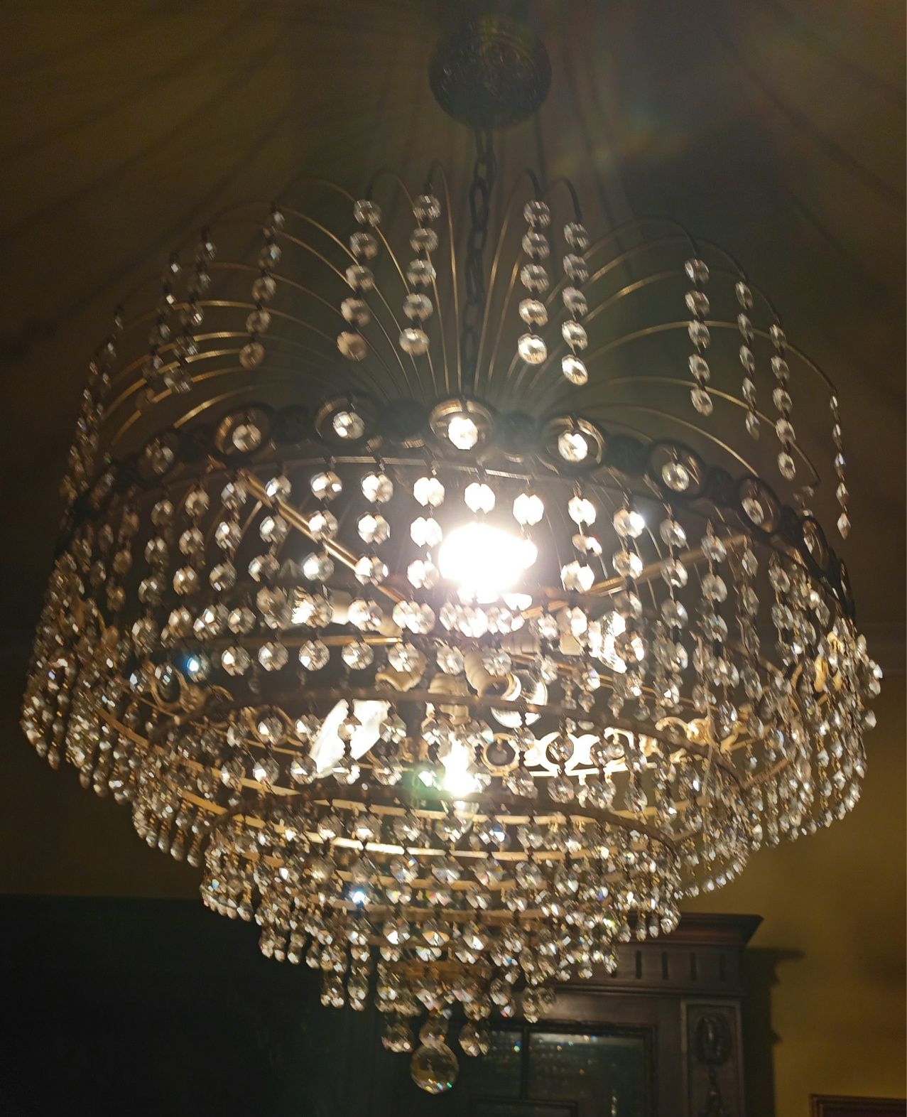 Candeiro Lustre Cristal