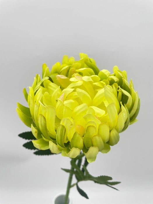 Sztuczna Chryzantema 50 CM Gałązka Główka Kwiatowa