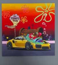 Картина Mr. Crabs × Porshe