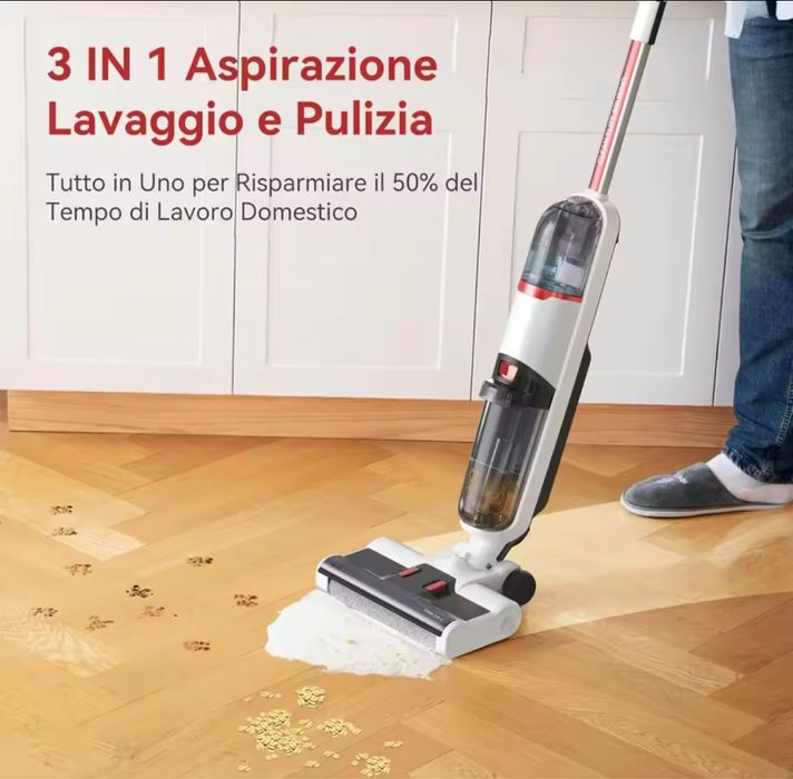 Безпровідний акумуляторний пилосос Redkey rubino 3в1