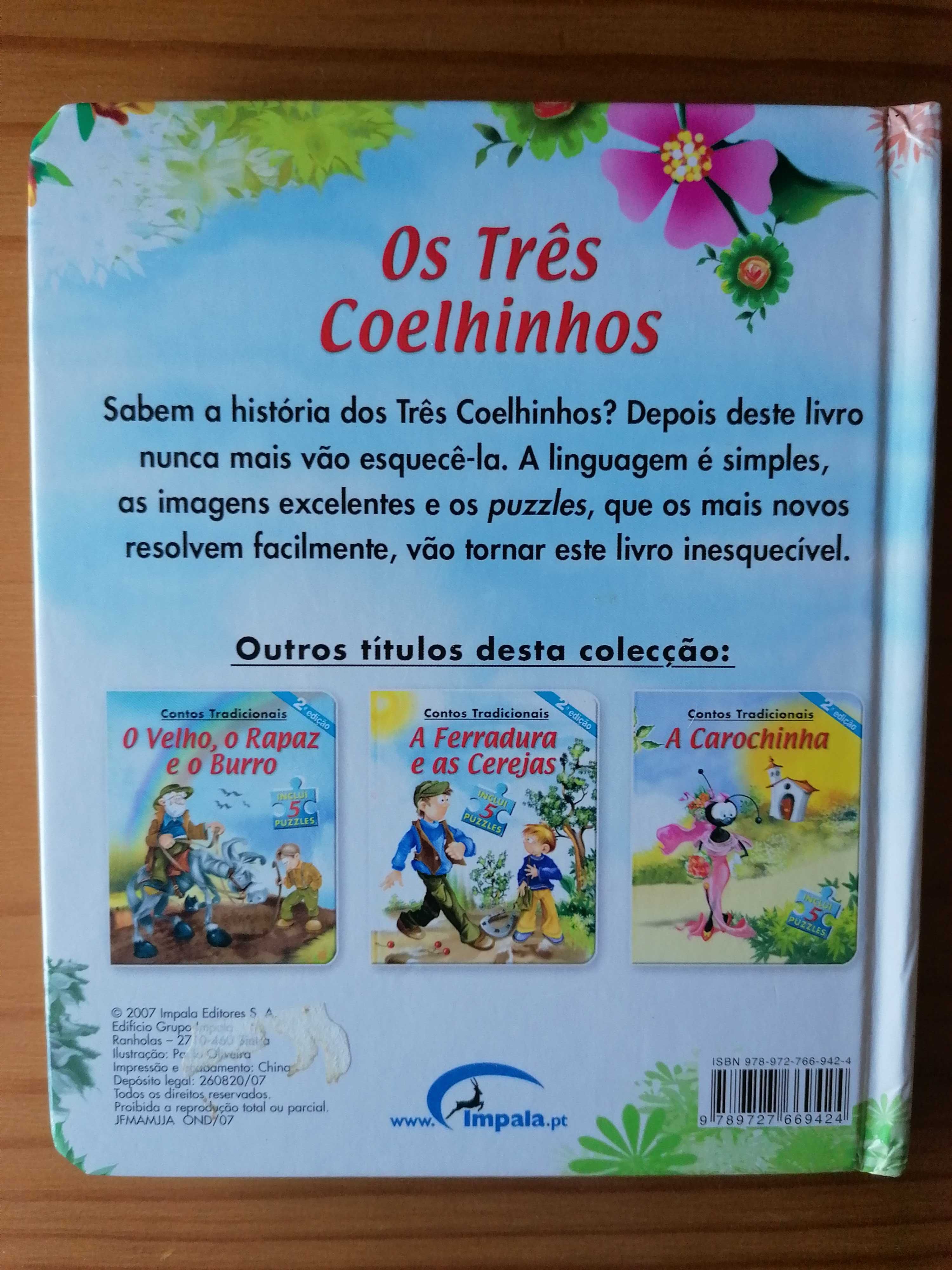 Livro-Contos Tradicionais- "Os Três Coelhinhos"