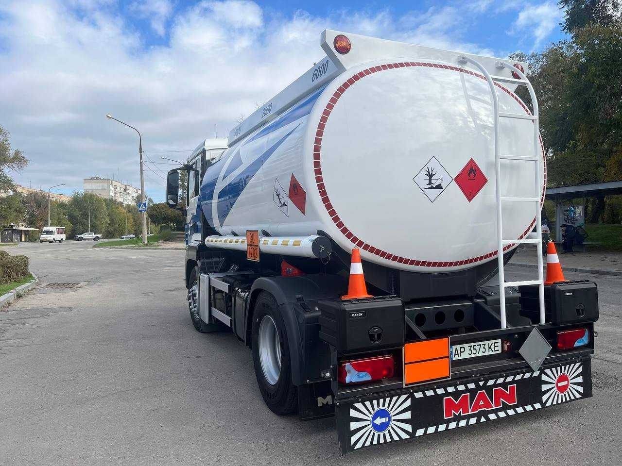 Бензовоз паливозаправник автоцистерна MAN + AdBlue