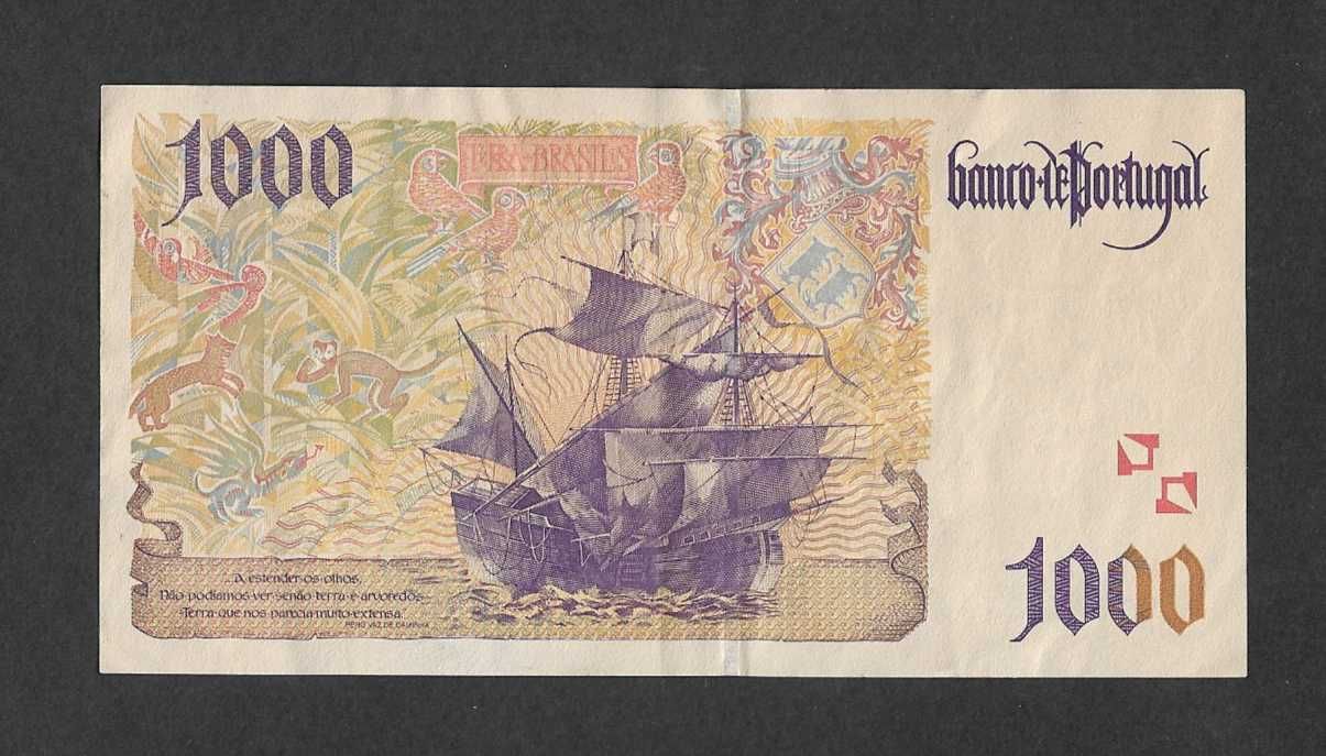 Nota de 1000 Escudos. Portugal 2000