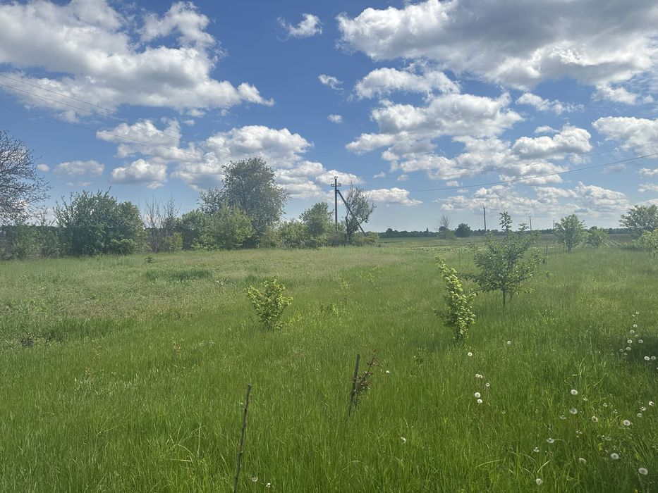 Продаж чудової ділянки 13 сот. С. Дубіївка.