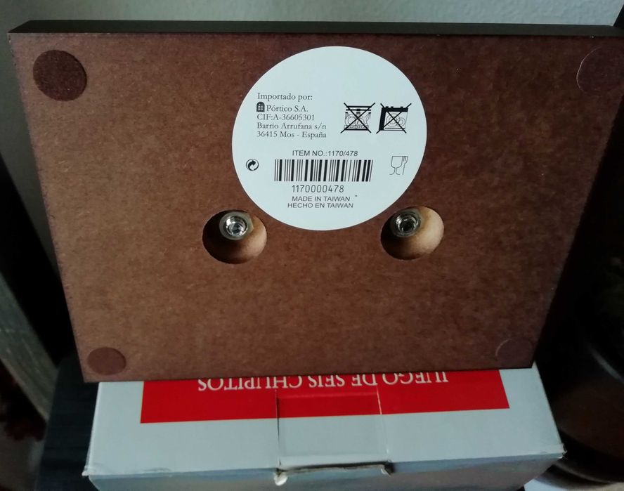 Conjunto de 6 copos de Shot com suporte, Novo da marca Pórtico