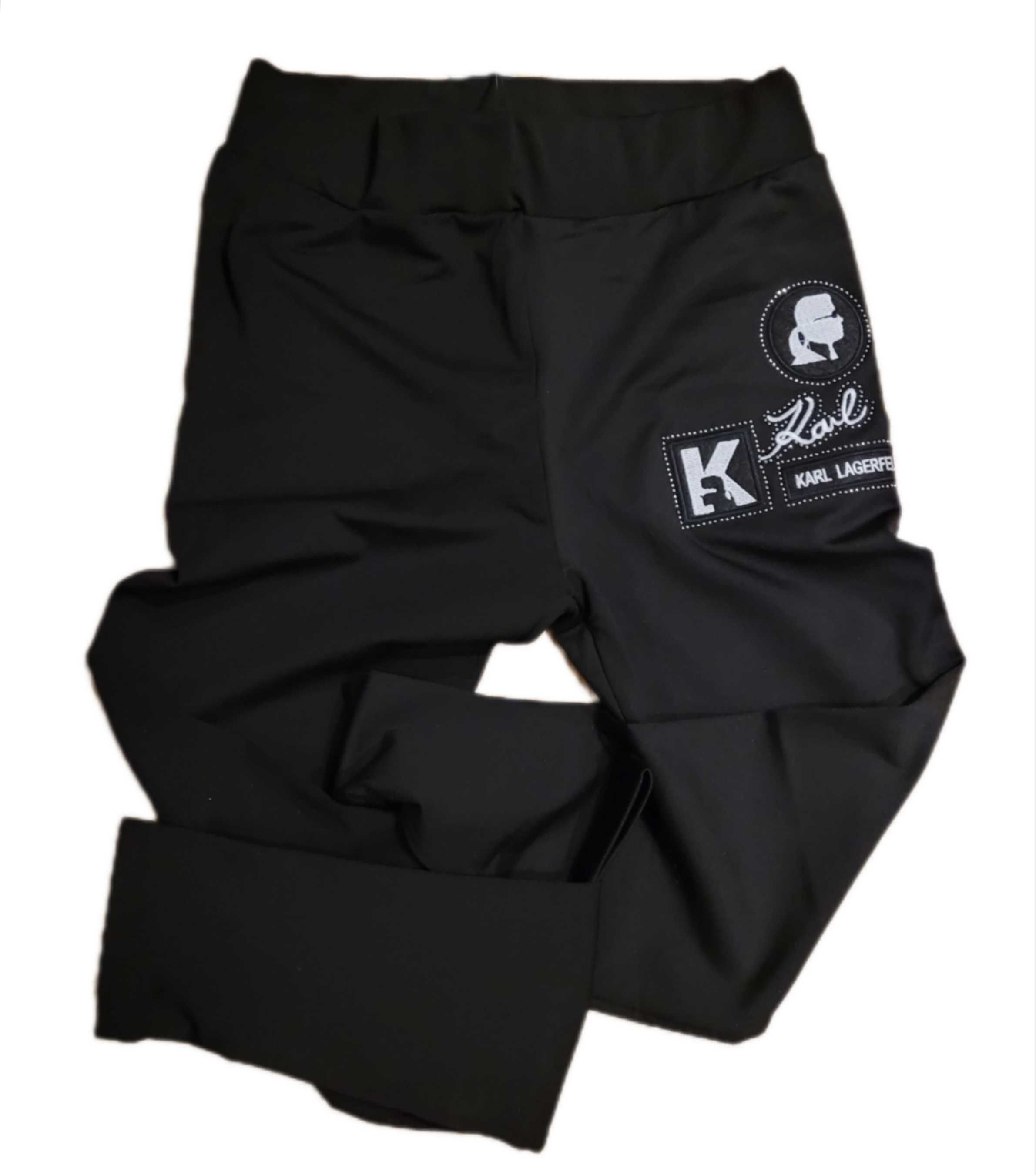 Leginsy Damskie karl lagerfeld Black