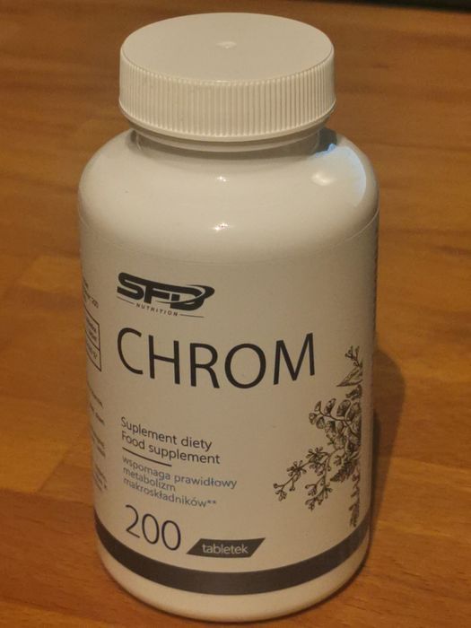 SFD chrom 2x200 tabletek Pikolinian Chromu Metabolizm Glukoza Apetyt