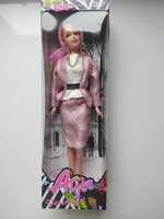 Mubco Ayee NOWA lalka barbie dla dziewczynki różowe ubranie kostium 3+