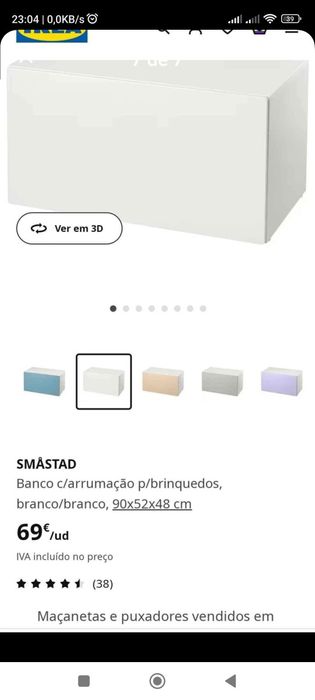 Banco de arrumacçao ,imaculada