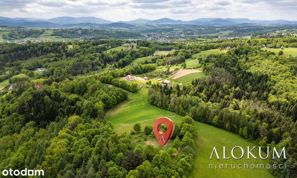 Wyjątkowa działka budowlana w Woli Wieruszyckiej, gmina Łapanów
