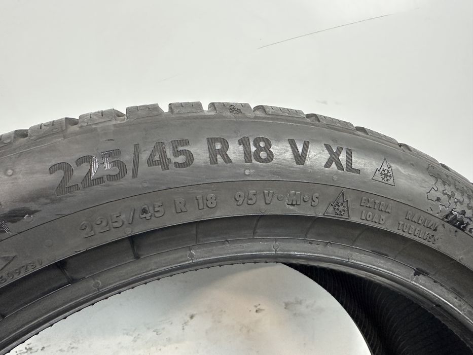 2x 225/45/18 Continental WinterContact TS870P / 2021r 6,8mm /GWARANCJA