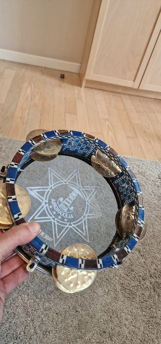 Riqq drum percussion Dark blue