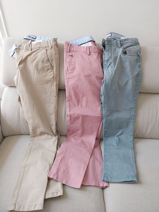 Calças El Ganso ( beje, cor de rosa e verde )