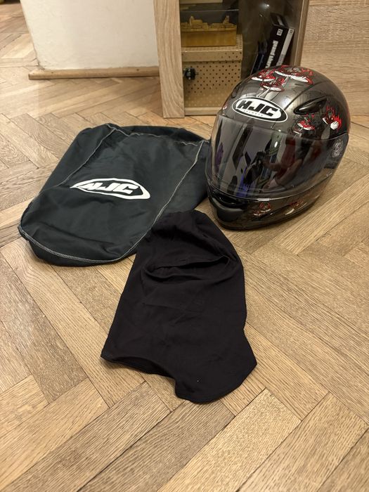 Kask z kominiarką motocyklowy HJC S-M 50 cm