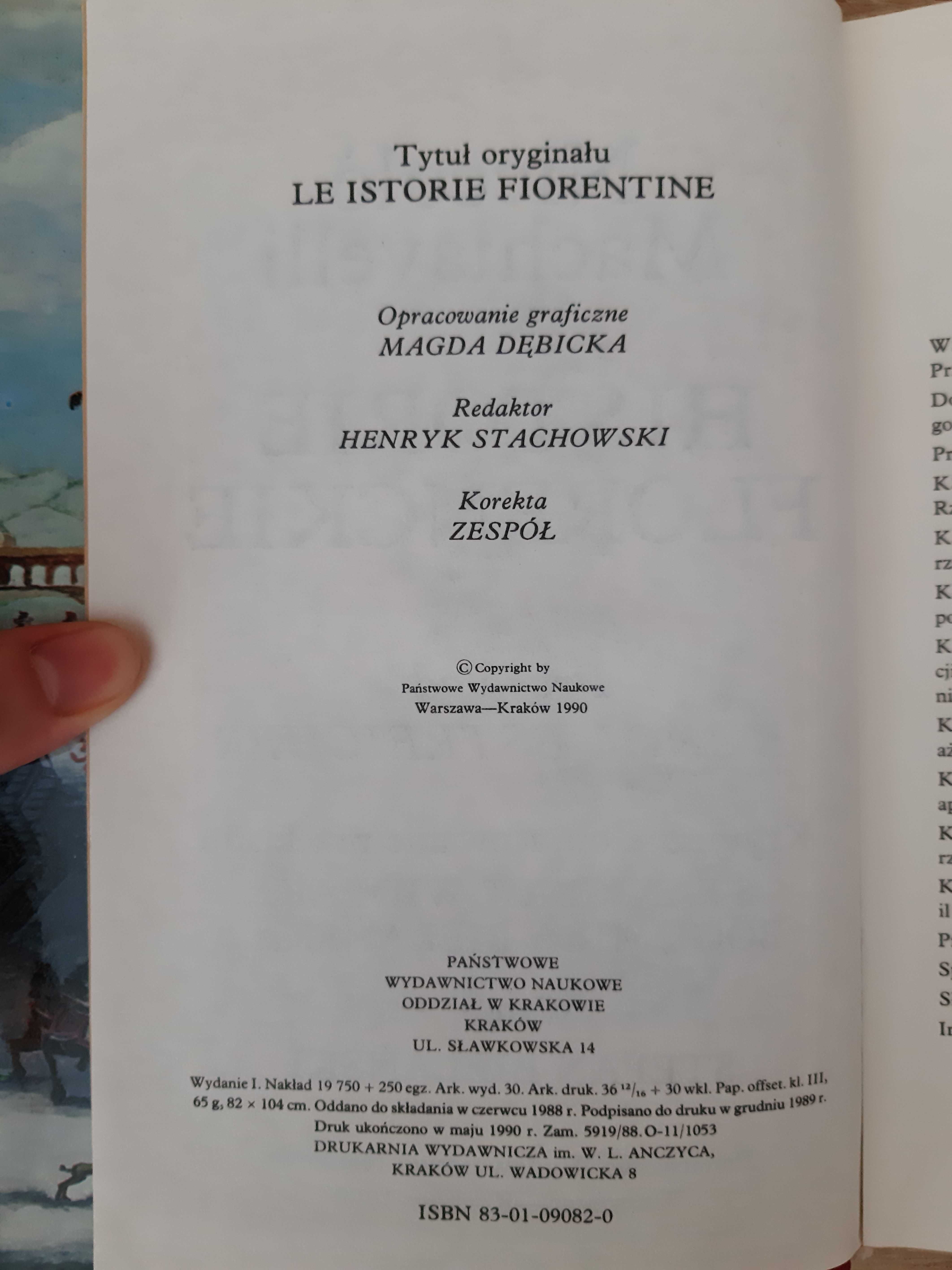 Historie florenckie - Niccolo Machiavelli