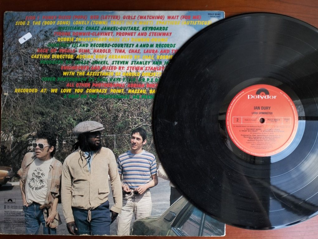 Disco de vinil LP Ian Dury - Lord Upminster