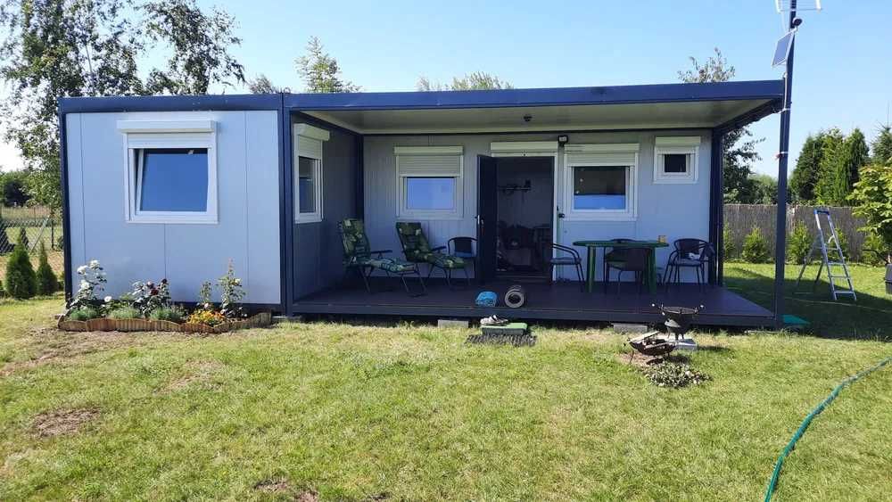 Kontener biurowy socjalny mieszkalny sanitarny domek na dzialke