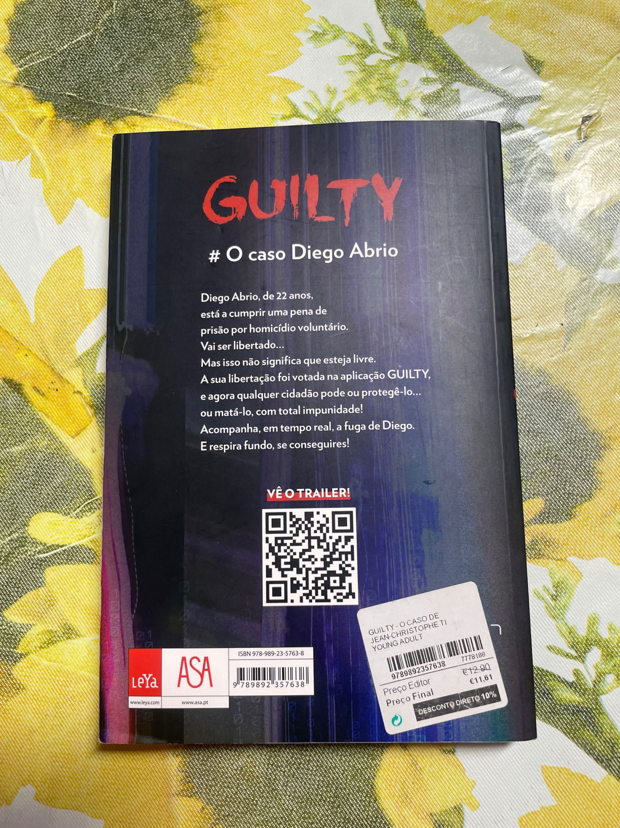 Livro Guilty - O caso de Diego Abrio