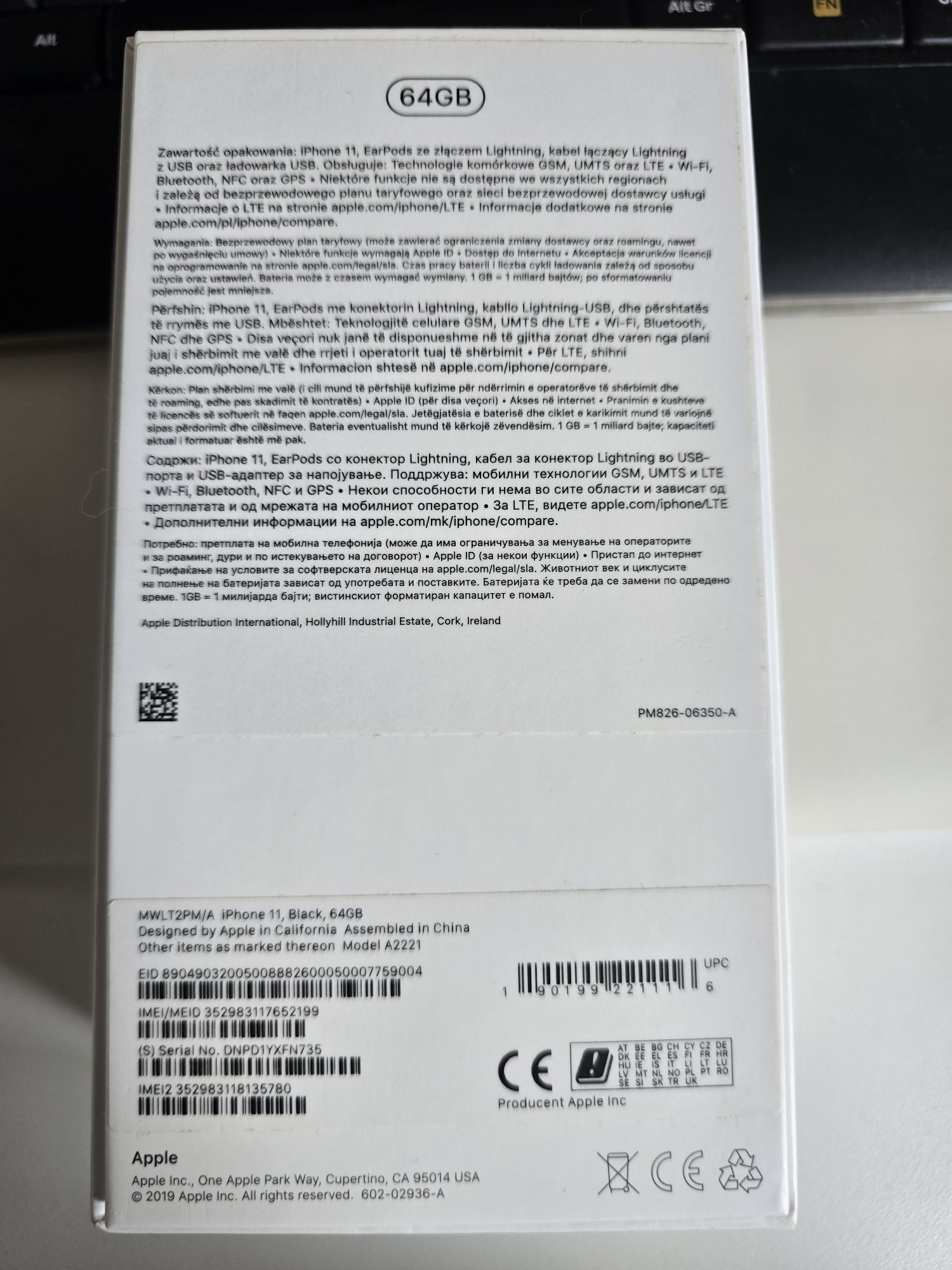 Telefon iPhone 11, 64GB