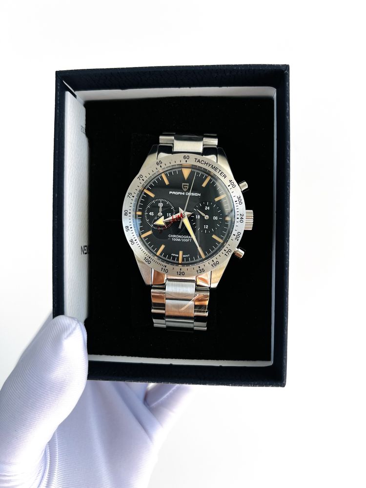 Чоловічий годинник Pagani Design PD-1766 Blue, Black