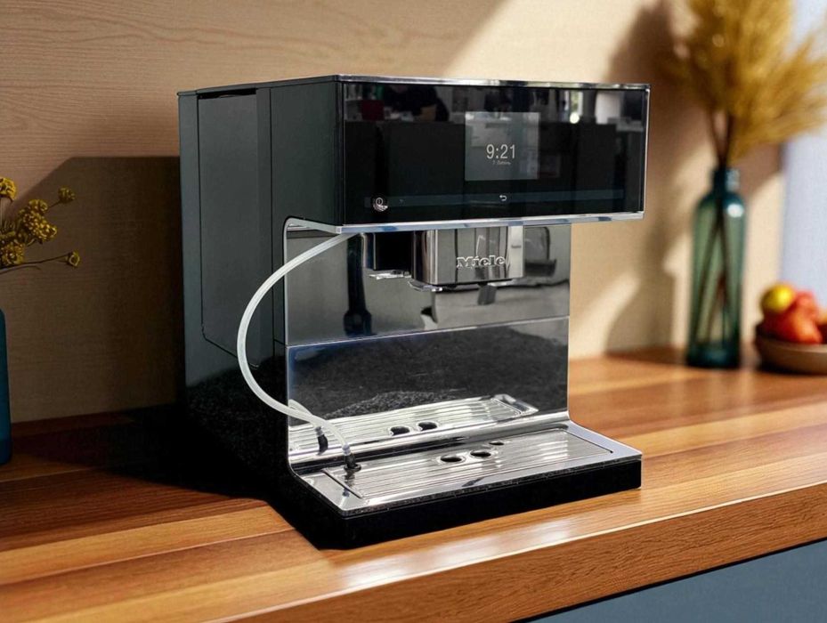 Кавомашина Miele CM 7500, бу, хром/чорна, преміум, дисплей, автомат