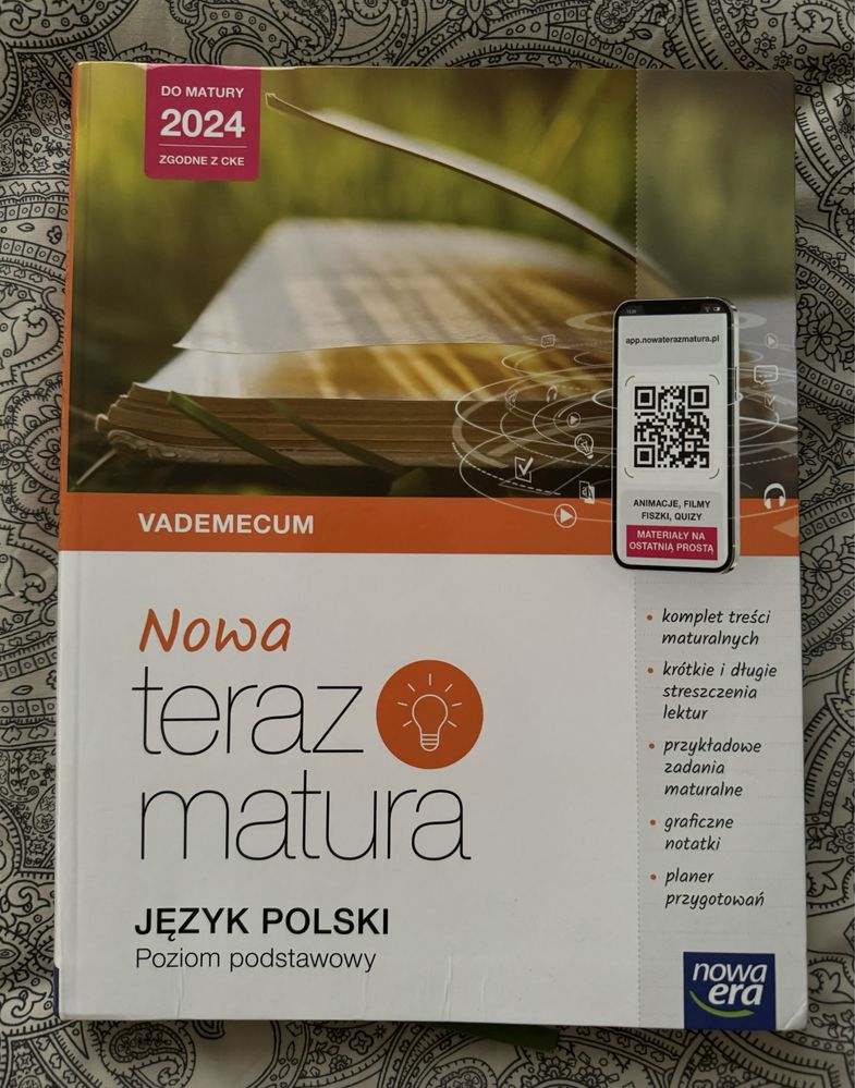 Vademecum Język polski - NOWA Teraz matura / poziom podstawowy
