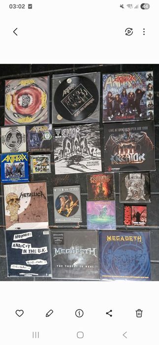 Thrash Metal 80s/90s Vinildl de época